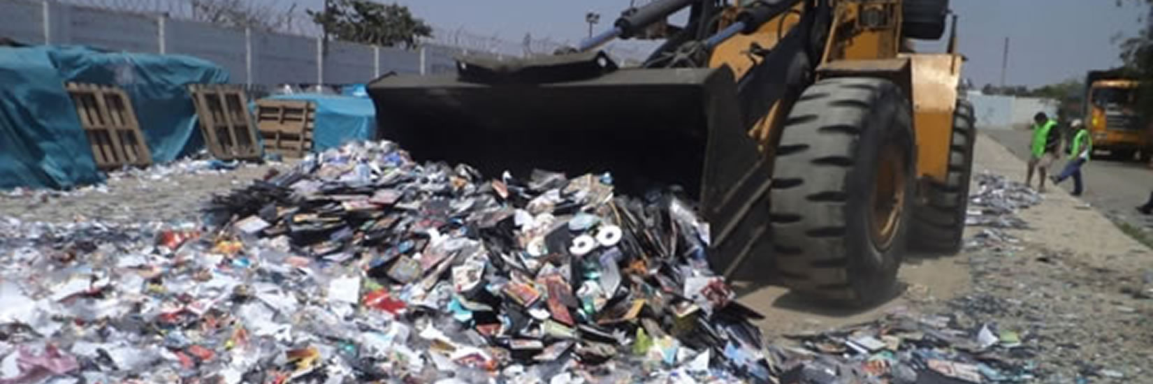 destruccion de mercaderia Perú